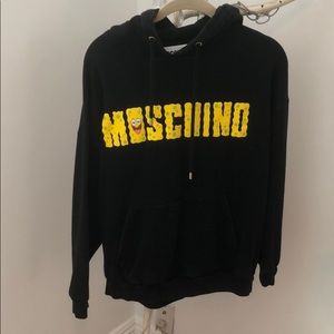 Moschino Black and Yellow Hoodie